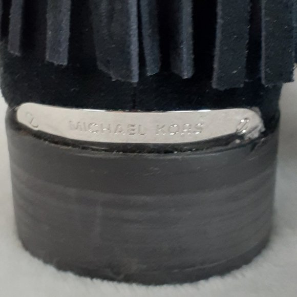 Michael Kors Billy Suede Studded Fringed Bootie - NWOB - Picture 9 of 13